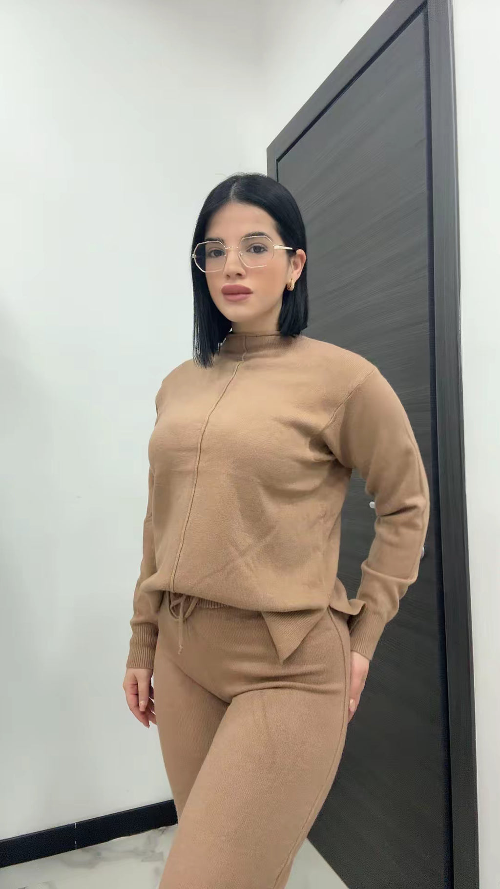 Coordinato lana rasata