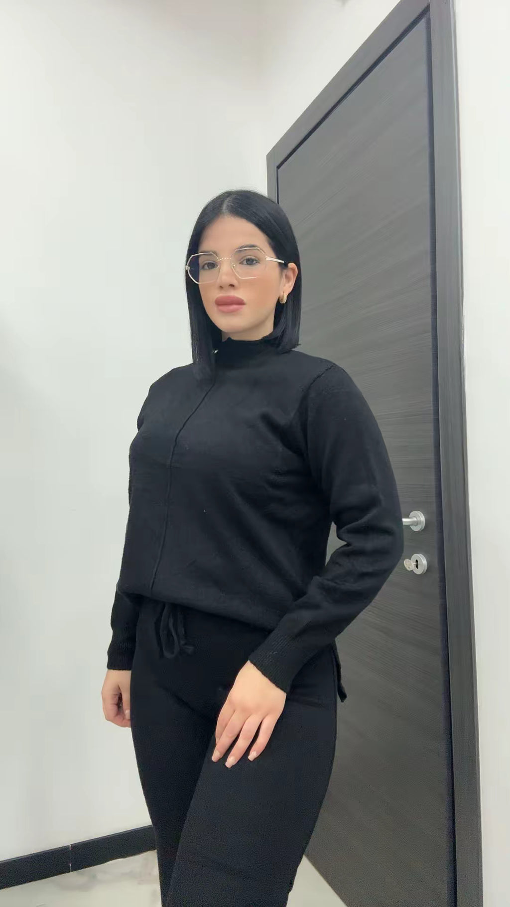 Coordinato lana rasata