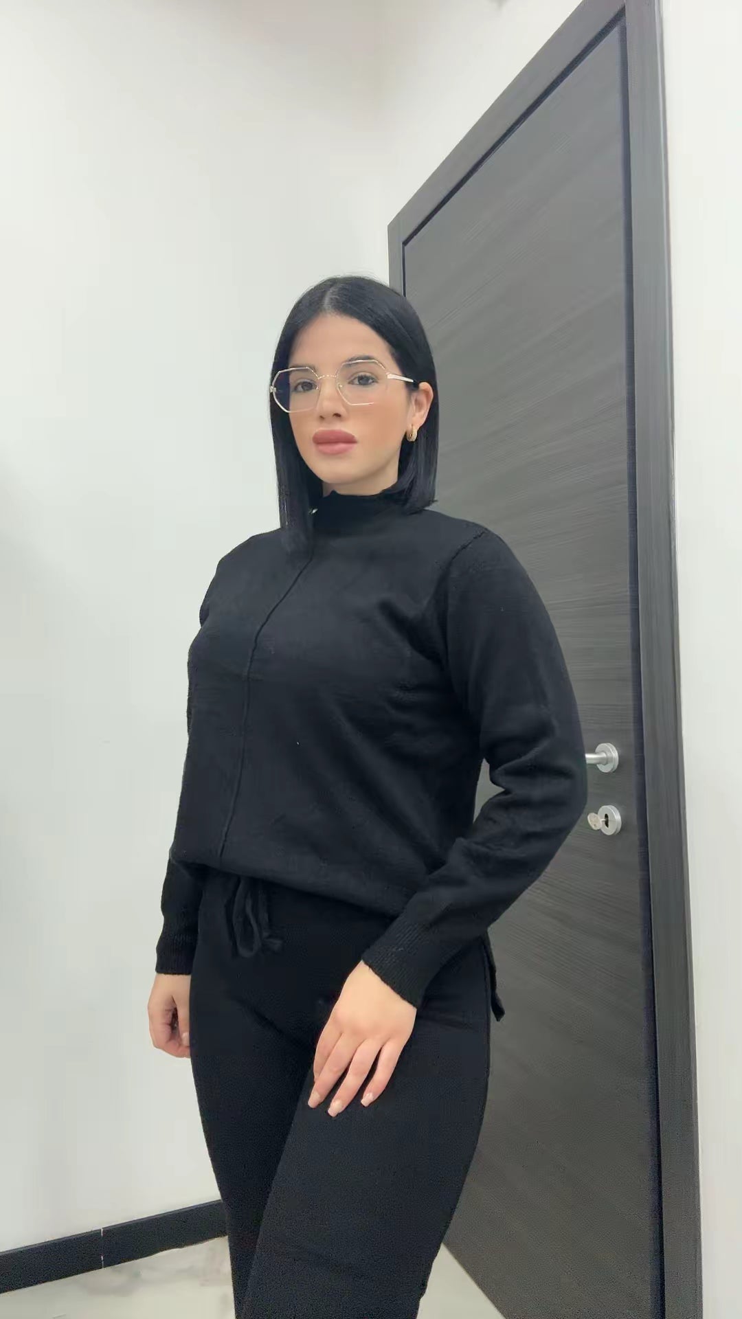 Coordinato lana rasata