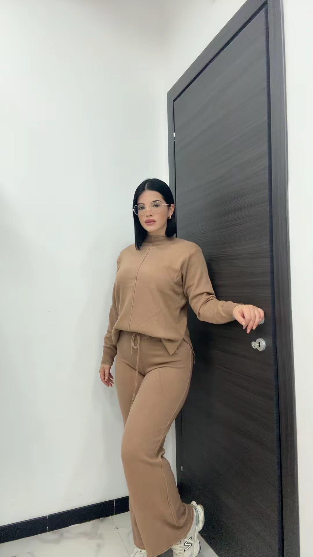 Coordinato lana rasata